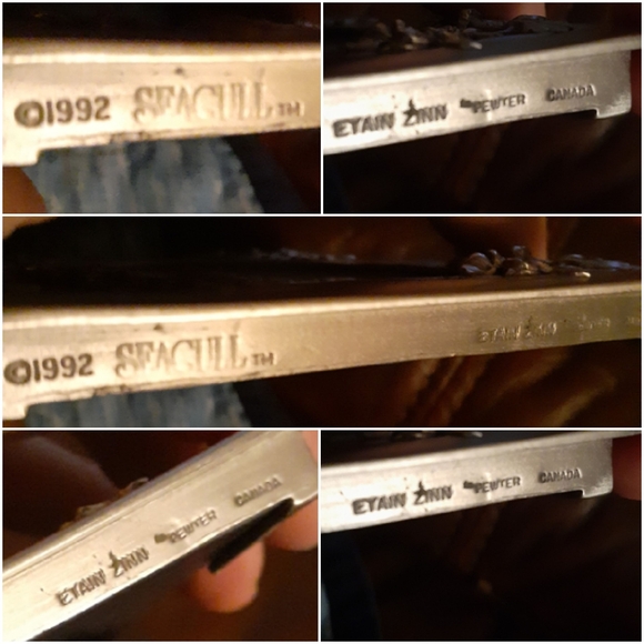 Seagull Pewter Vintage Photo Frame 3½" x 5" Pewter Photo frame 1992 PF198 - Picture 10 of 16